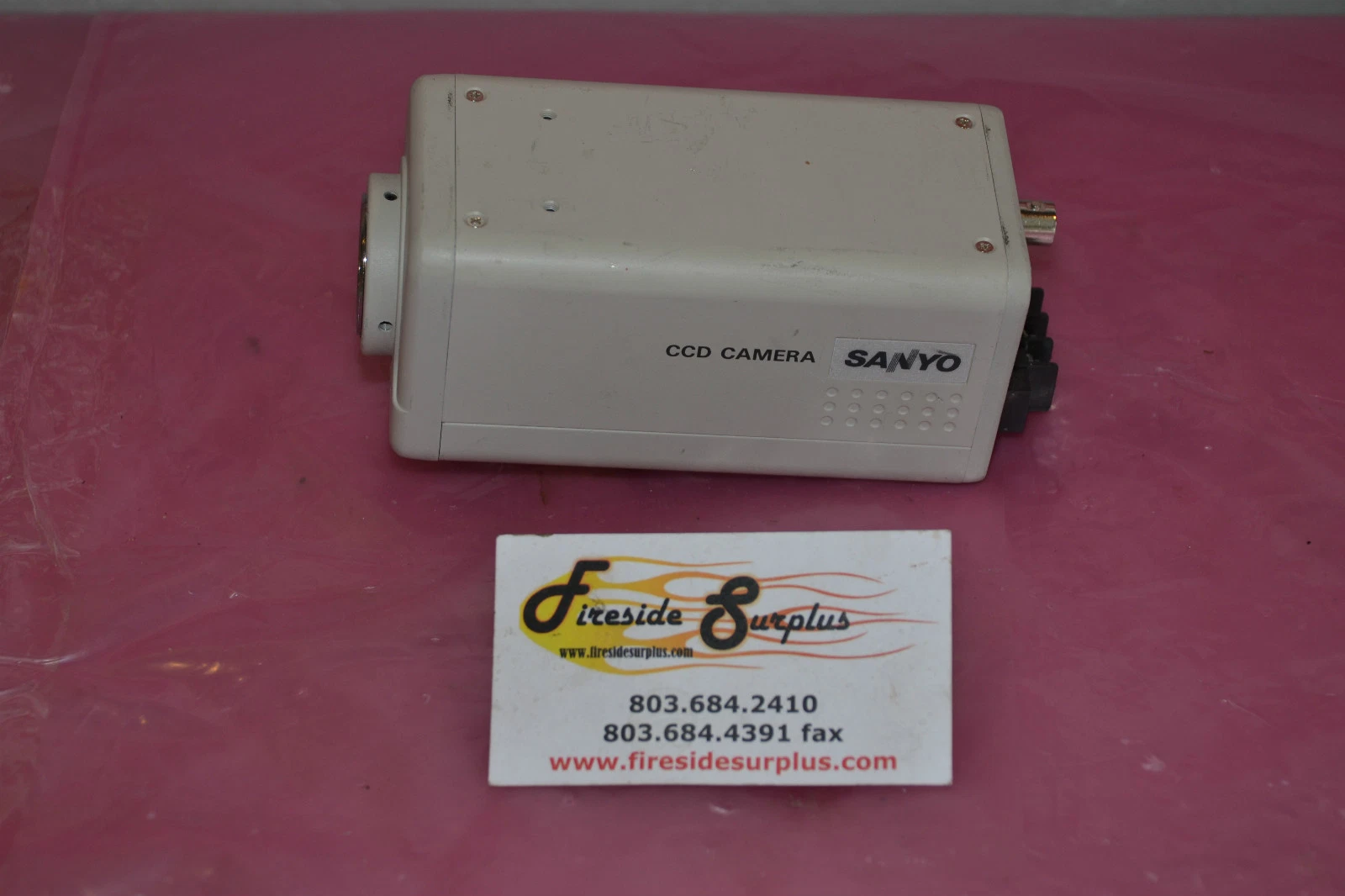 Used SANYO B/W CCD SECURITY CAMERA CCTV VCB-3444 VCB 3444 VCB3444 24v