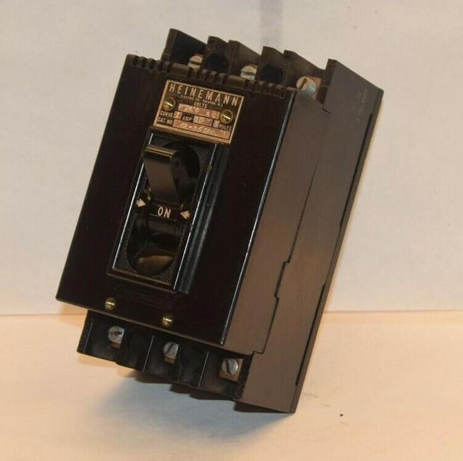 (New) HEINEMANN 62-803A 62803A 240Vac 15A Vintage Breaker