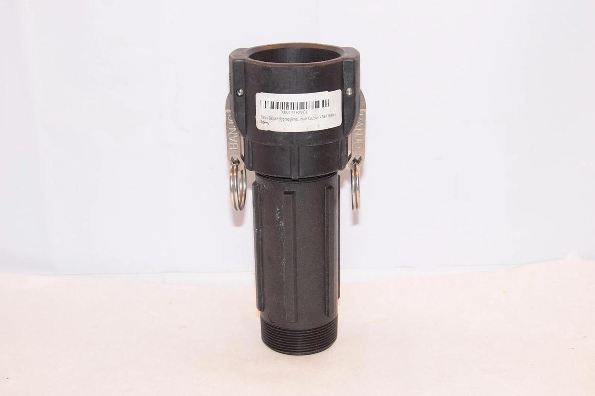 (NEW) BANJO 200D X001TTRWCL 2" Coupler With 4" Long Adapter