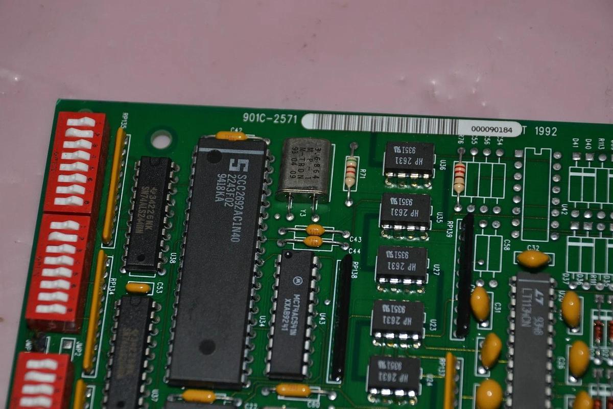 Used CONTROL TECHNOLOGY 901C-2571 XMT RCV 4 PORT PROGRAM PORT EXPANDER CIRCUIT BOARD