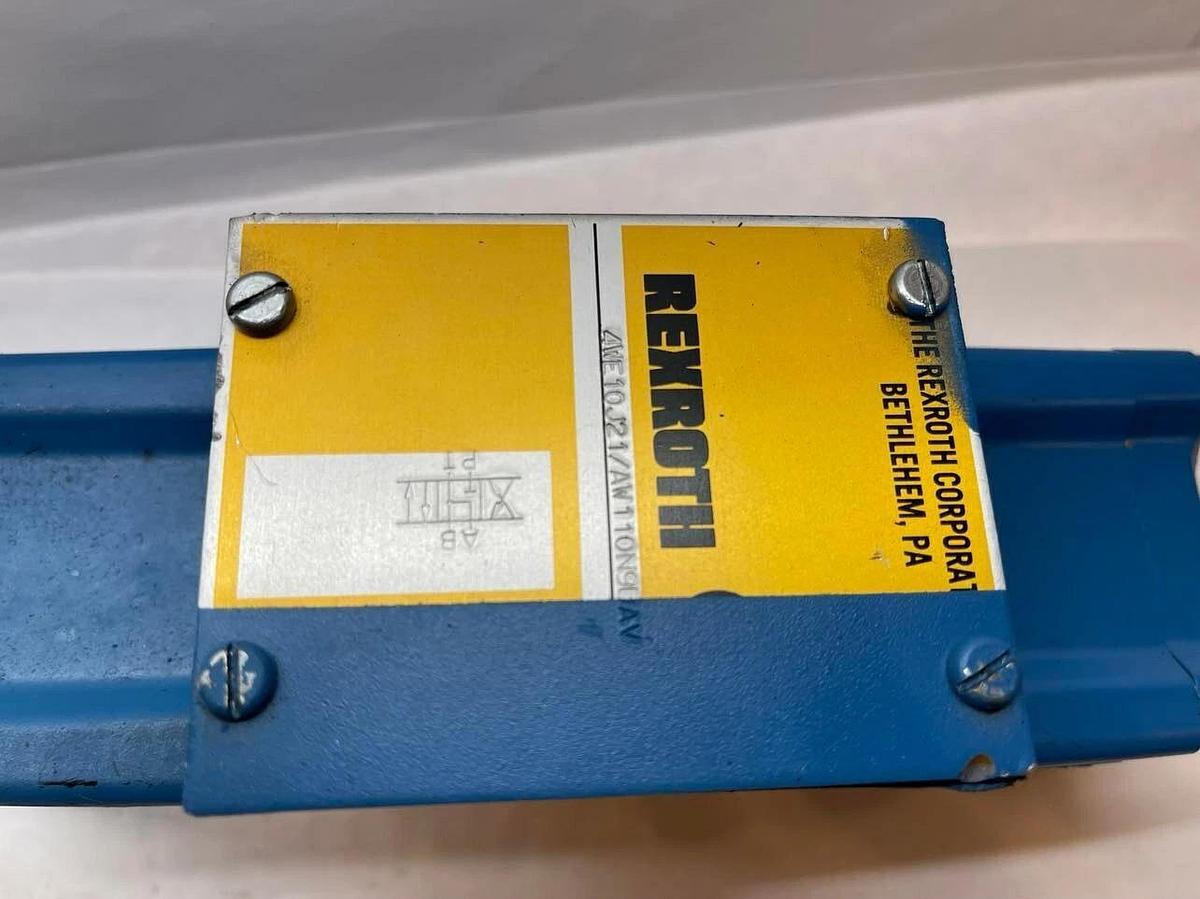 Used REXROTH 4WE10J21/AW110N9DAV 4WE10J21 AW110N9DAV Hydraulic Solenoid valve