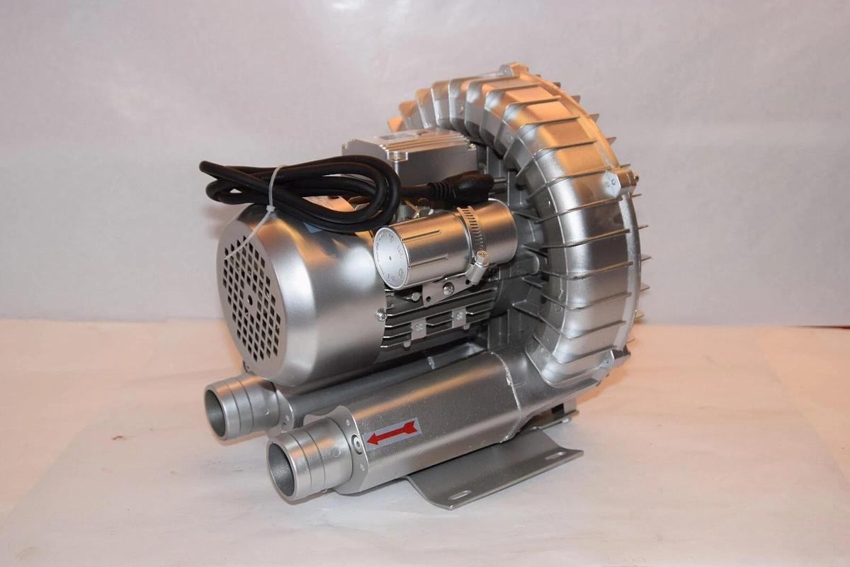 (NEW) BYJOPH SX750W 1HP 110V 60Hz Ring Blower For Air Blowing or Suction