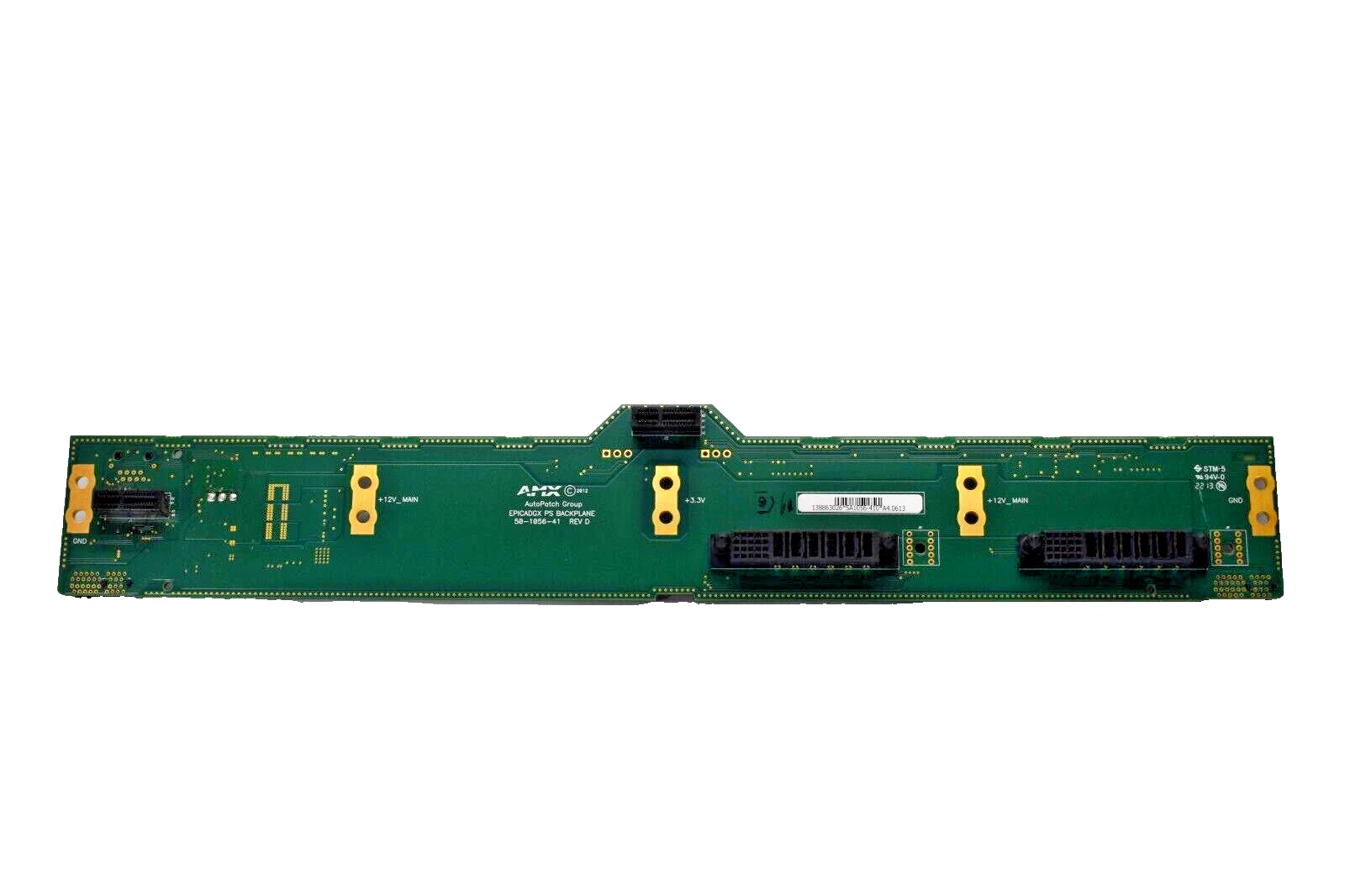 Used AMX 50-1056-41 Rev D AutoPatch Group EPICADGX PS Backplane Board Card