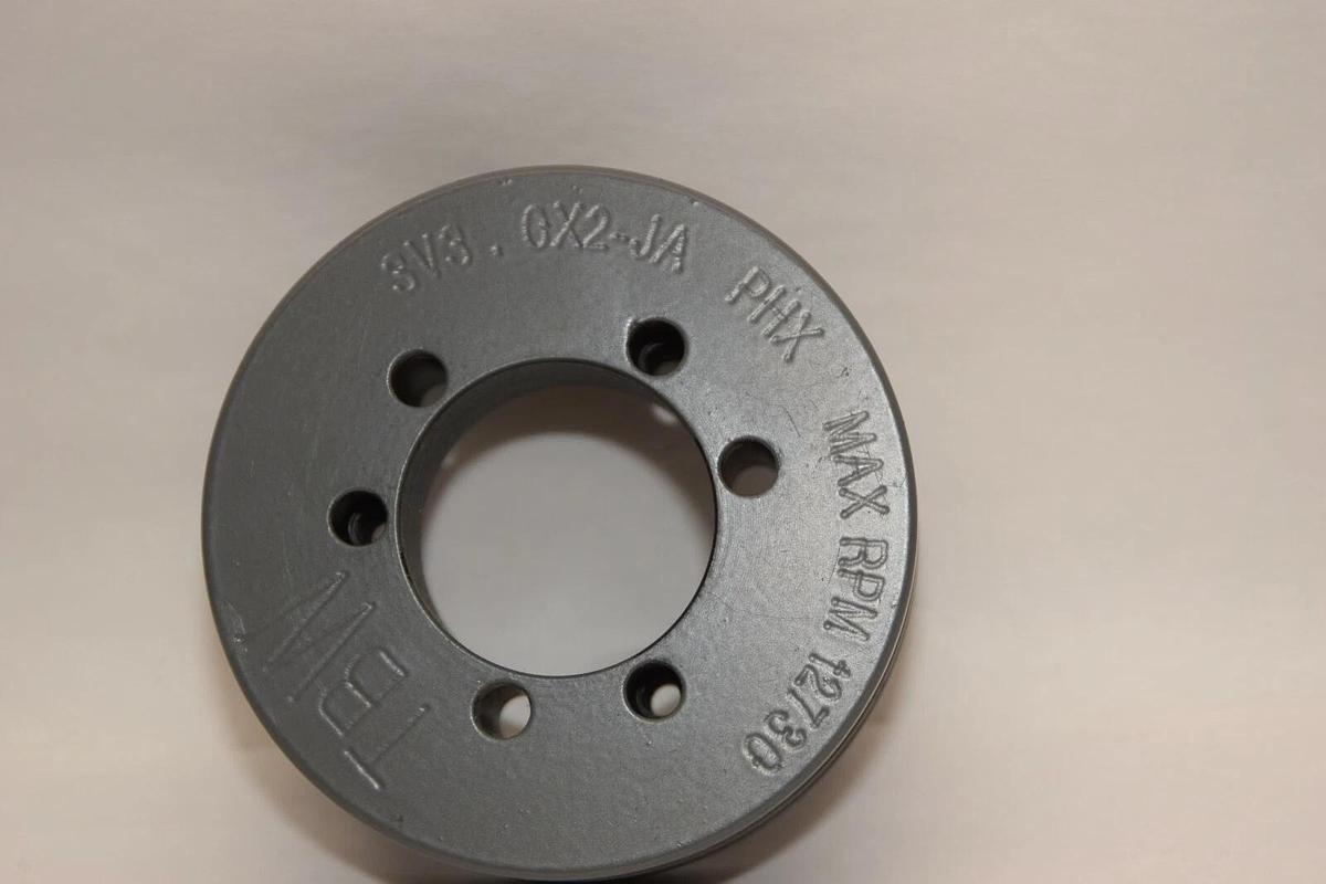 (NEW) TB WOODS 3V3.0X2-JA 3V30X2JA 12730Rpm 2 V-Grooved Sheave