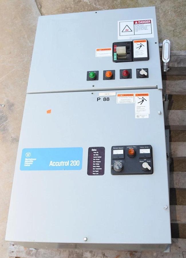 Used Westinghouse Accutrol 200 Adjustable Frequency Control A2T152B-10117 15hp 460v