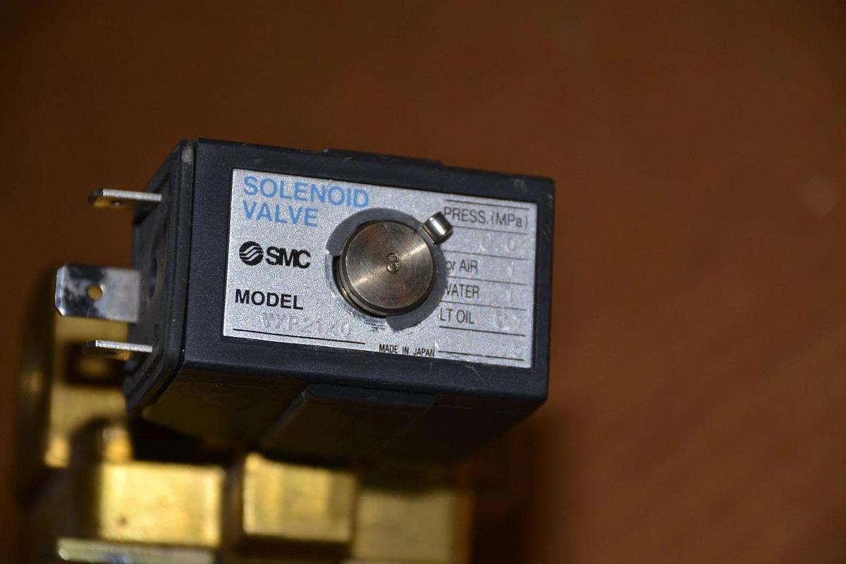 Used SMC Valve VXP2140 .04mpa 1 air water .7 lt oil 24vdc coil VXP2140-03N-5DZ-B