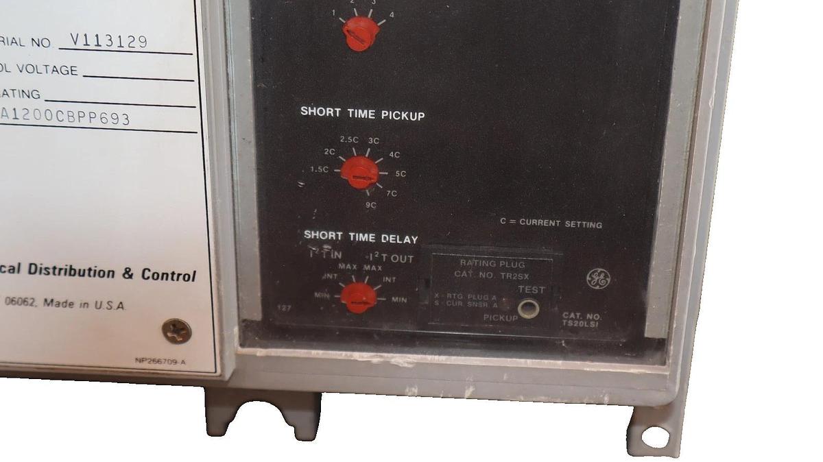 Refurbished GE General Electric Circuit Breaker Power Break 800A Amp TP88SS TS20LSI TR2SX
