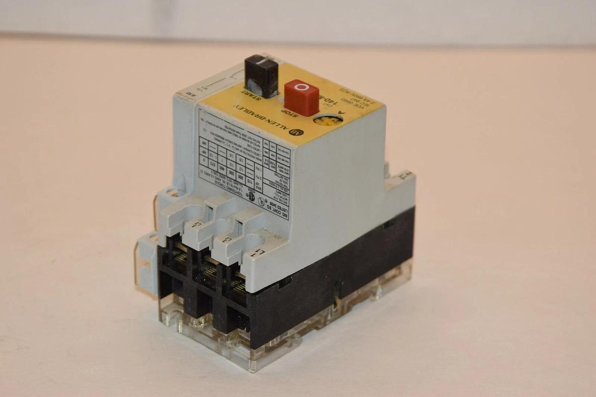 Used (LOT OF 2) ALLEN BRADLEY 140-MN-0240 SERIES B 2.4A 690V AC MANUAL STARTER