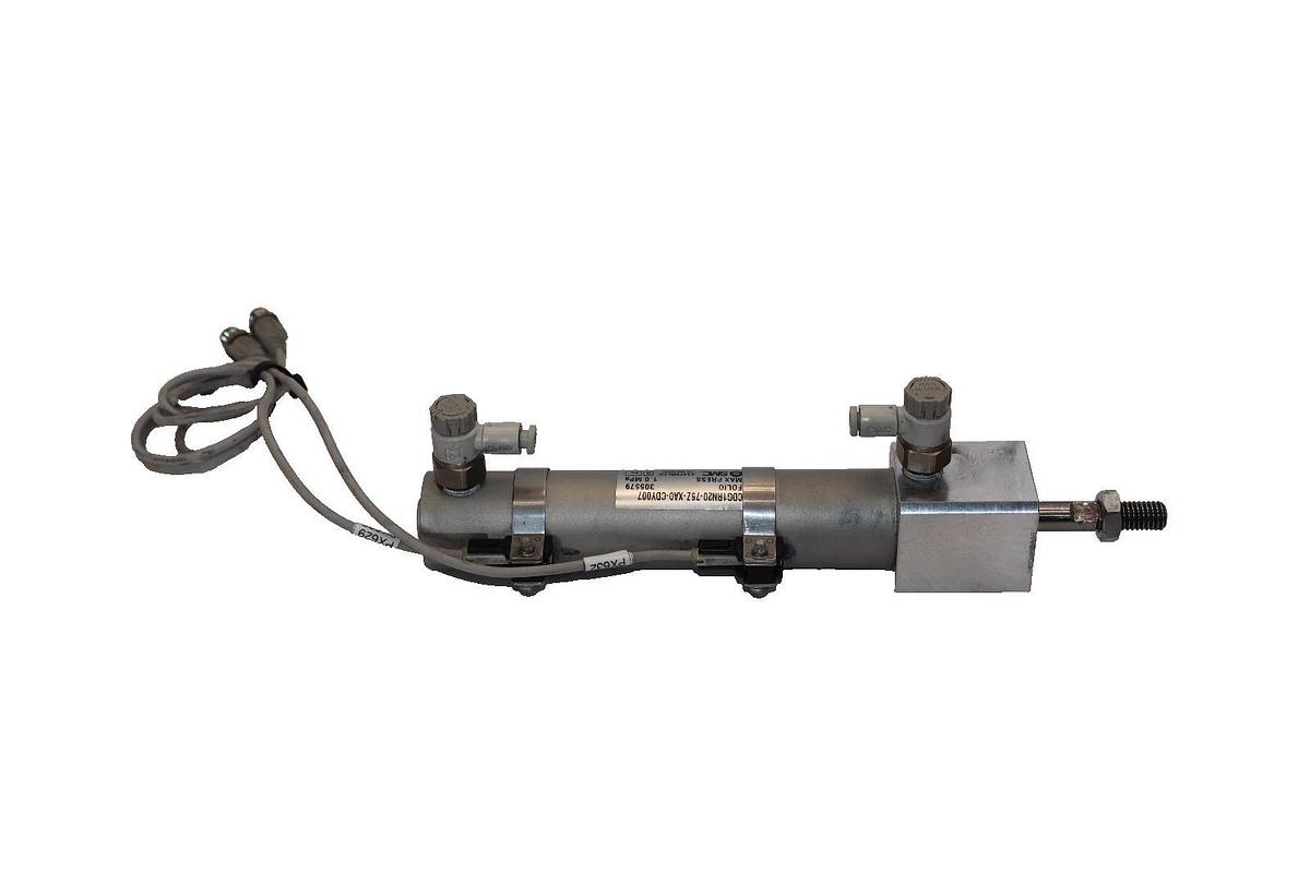 Used SMC Pneumatic Cylinder CDG1RN20-75Z-XA0-CDY007 1.0MPa  CDG1RN2075ZXA0CDY007