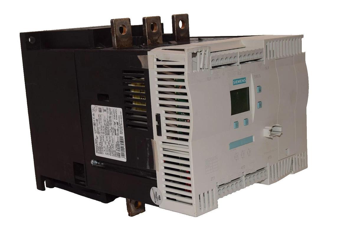 Used Siemens AC Semiconductor Motor Starter 3RW4445-6BC34 SIRIUS 115vac DAMAGED COVER