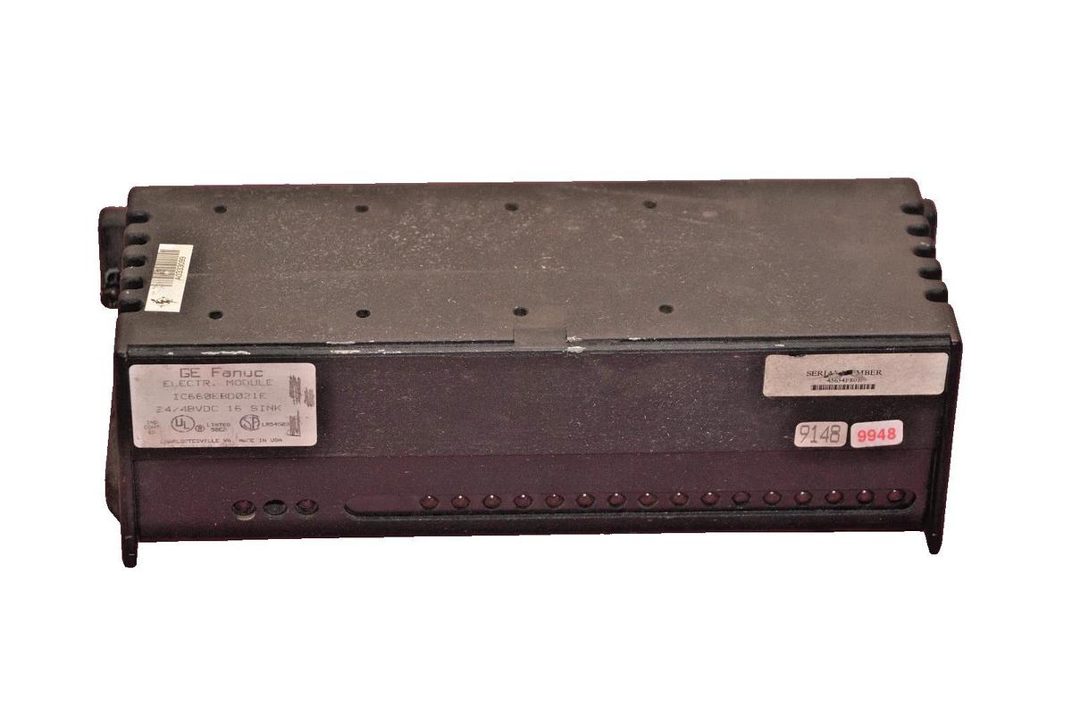 Used General Electric GE Fanuc Electric Module 24/48v 16PT IC660EBD021E