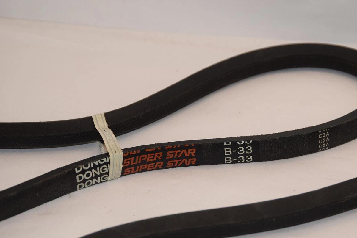 (NEW - LOT OF 2) DONGIL B33 B-33 B 33 Super Star V-Belt
