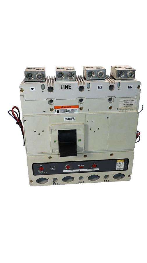 Used Cutler Hammer Breaker 400A Molded Case 4P 1493D84G16 A1L4LPK A3X4PK Trip LT4400T