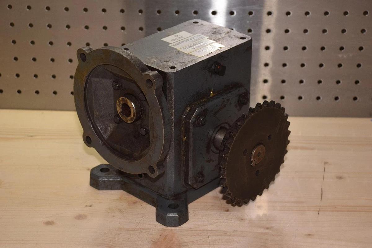 Used Falk 206WBM3A Omnibox Worm Reducer Ratio 20 to 1 Motor Frame 56, 1.28 HP