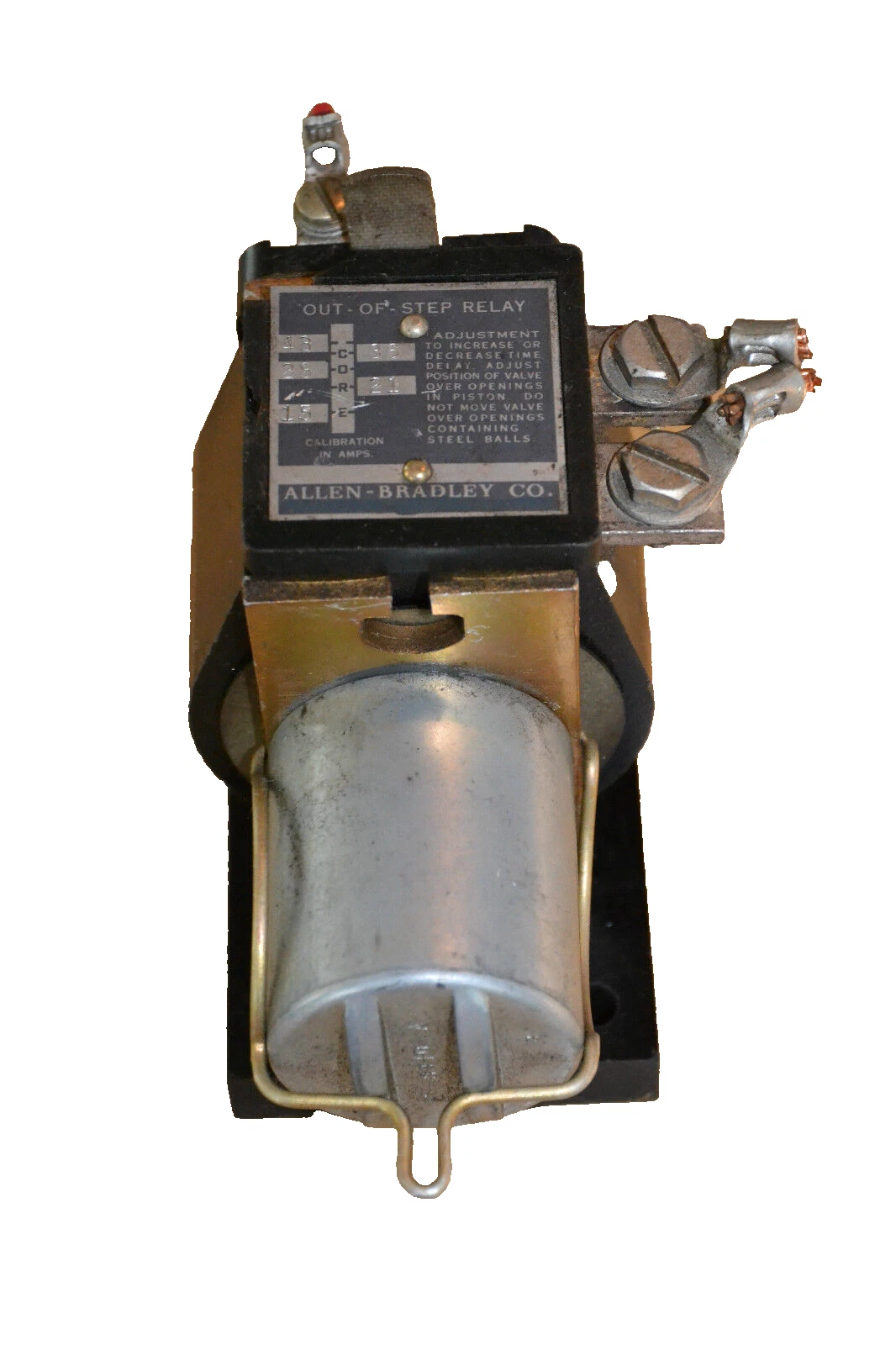 Used ALLEN BRADLEY AB OUT OF STEP RELAY OUT-OF-STEP RELAY 43.0 36.0 28.0 21.0 15.0