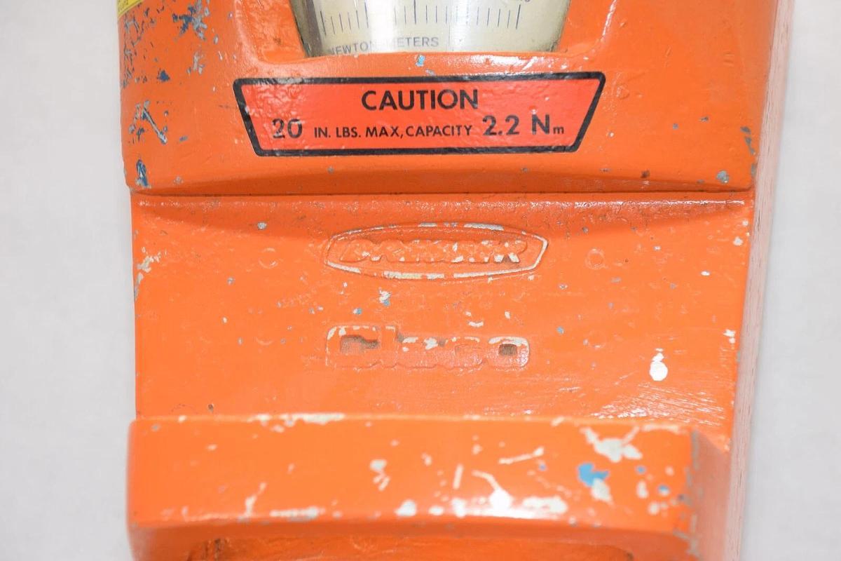 Used CLECO DRESSER P/2B P2B Power Tool Torque Analyzer 20 IN 20IN LBS 2.2 Nm