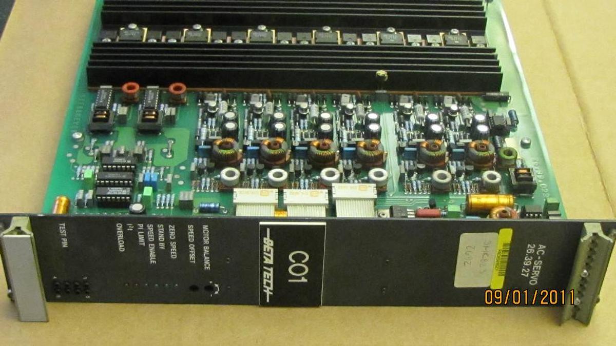 Used SIEB & MEYER AC SERVO MODULE DRIVE 26.39.27 263927