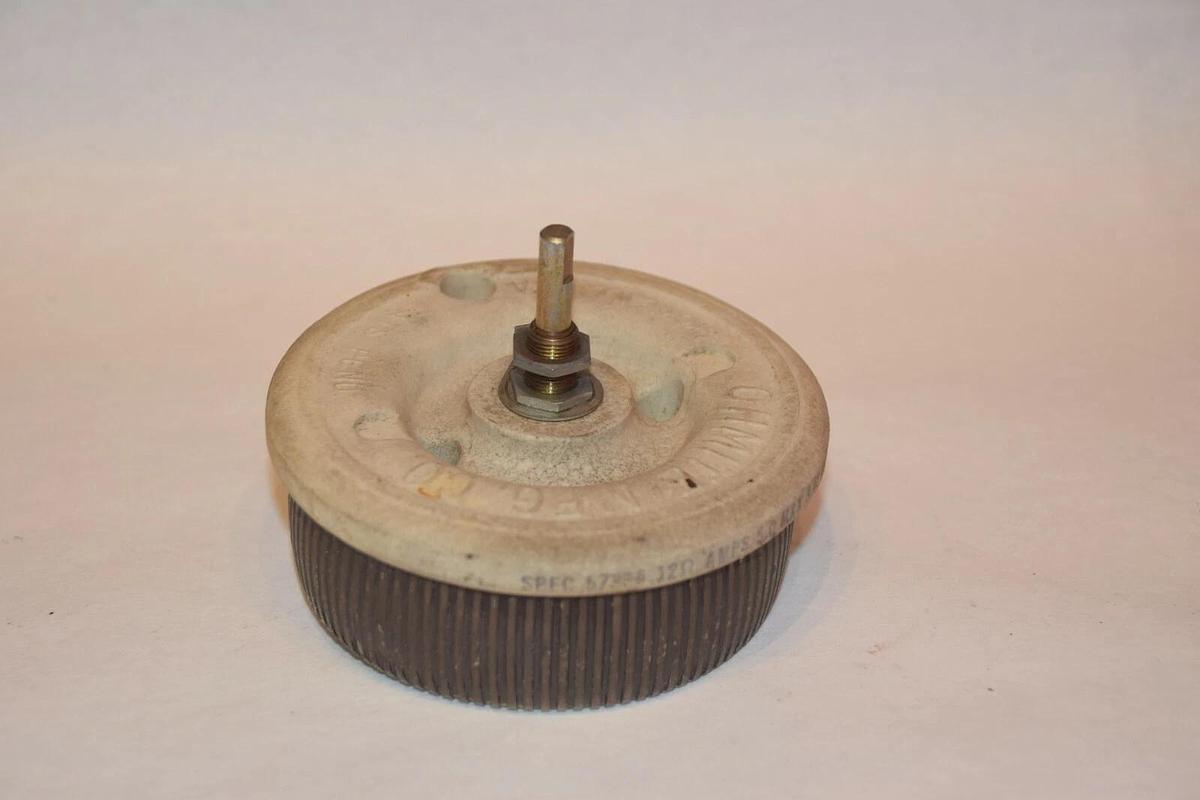 Used OHMITE SPEC 57335 SPEC57335 .12Ω 5.0AMP RHEOSTAT POTENTIOMETER