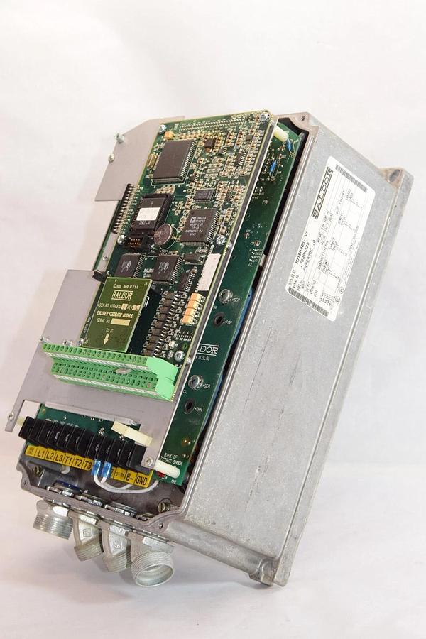Used BALDOR ZD18H405-W 460Vac 3Ph 50/60Hz Vector Drive