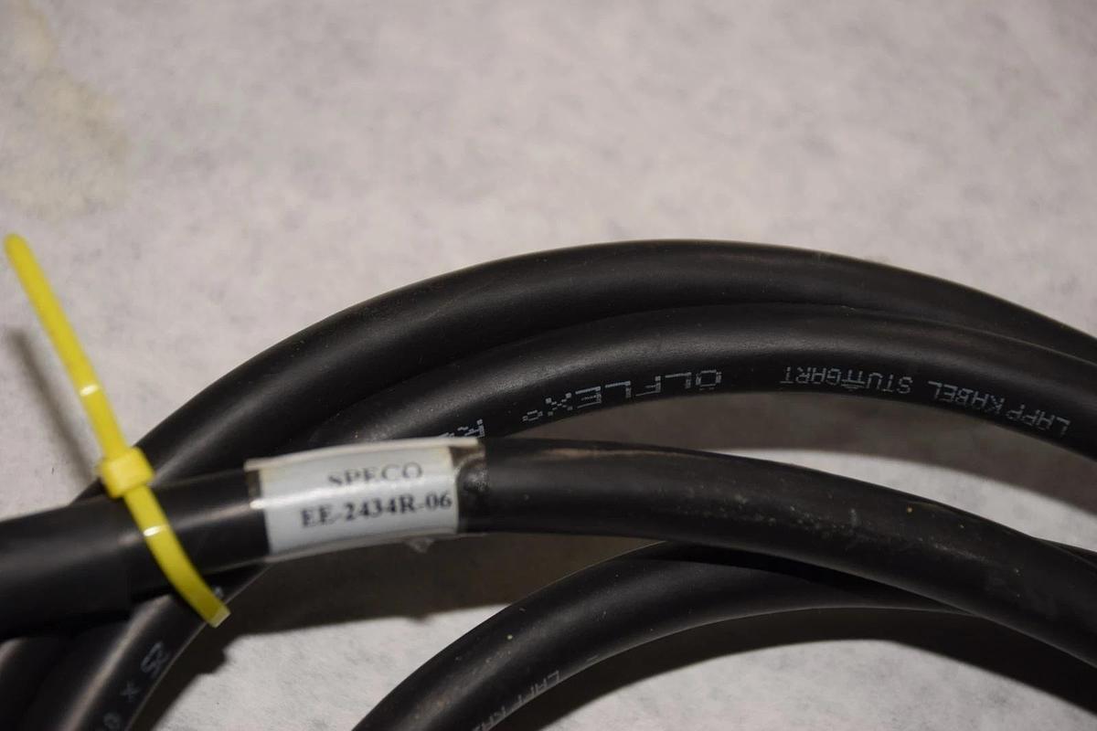 Used SPECO EE-2434R-06 EE2434R 6' EOAT-EE CAB CORD