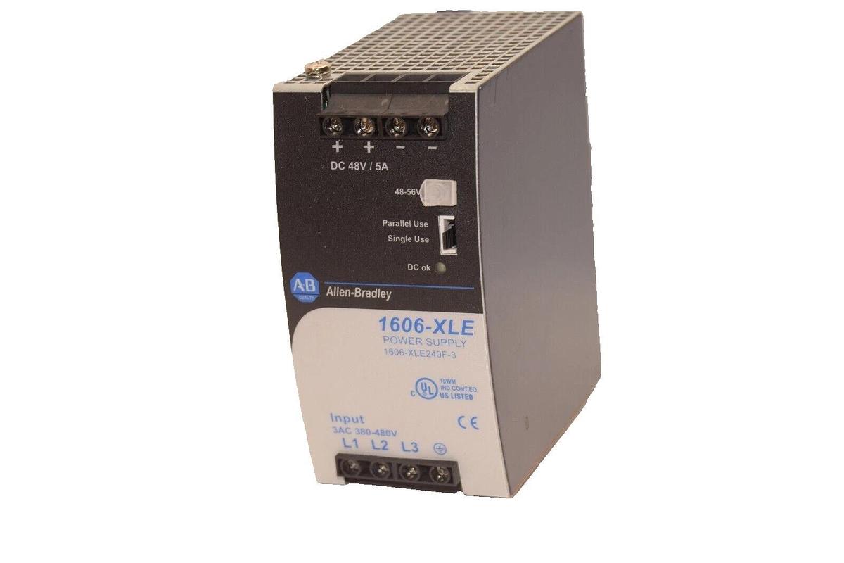 Used ALLEN BRADLEY 1606-XLE240F-3 Series A Power Supply