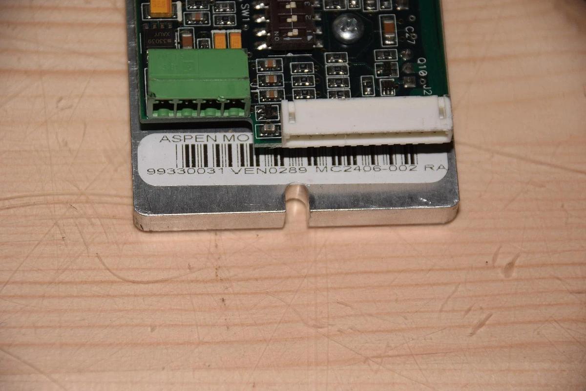 Used ASPEN MOTION TECHNOLOGIES MOOG  MC2406-01 99330031 MC2406-002