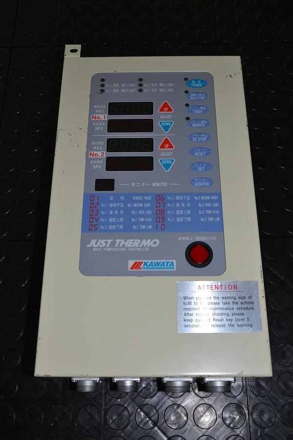 Used Kawata Just Thermo Mold Temperature Controller B2 20-0751-1 20 0751 1 2007511