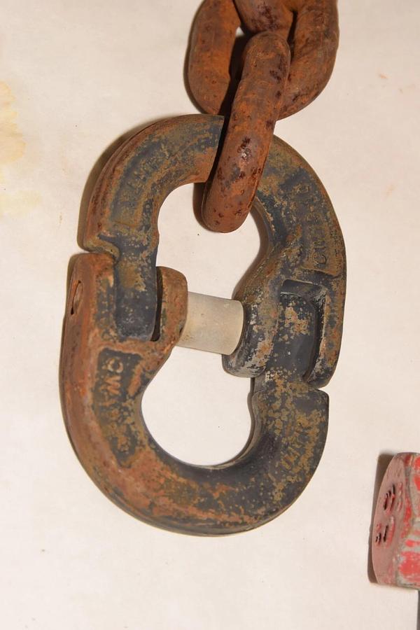 Used 1/2" Crosby Chain Sling 48" CW13-10 U1TK CW 13-10 TSC 7/8 Crosby