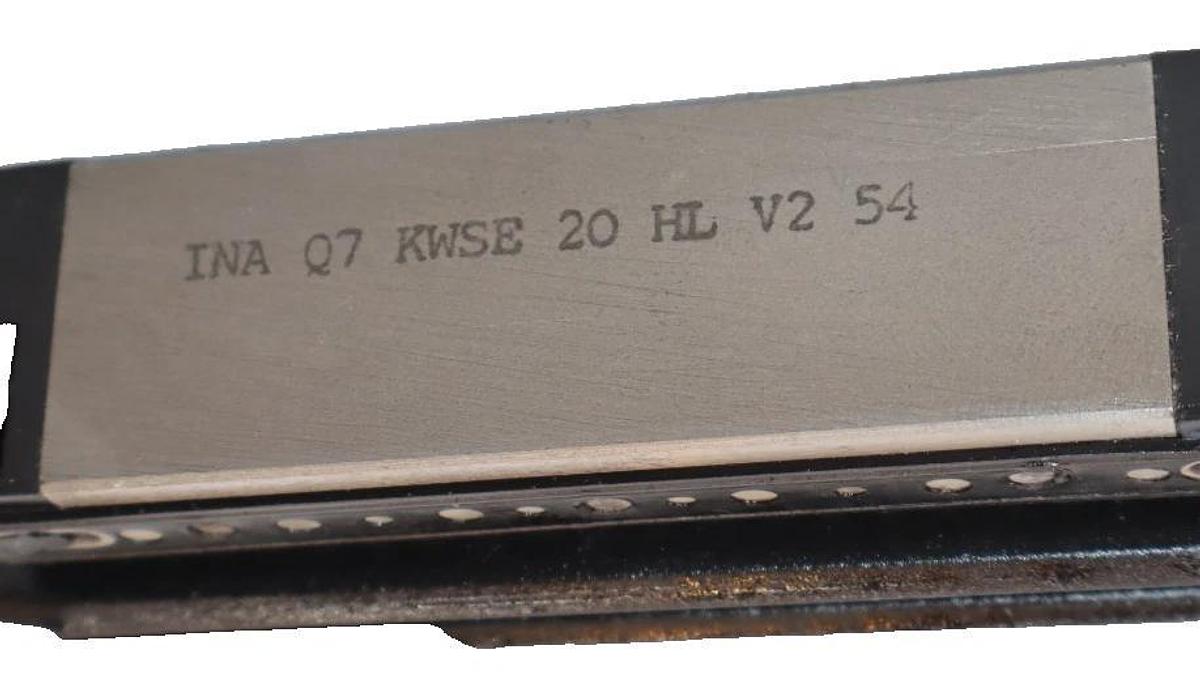 (NEW) INA Q7-KWSE-20-HL-V2-54 , Q7KWSE20HLV254 Linear Slide Bearing