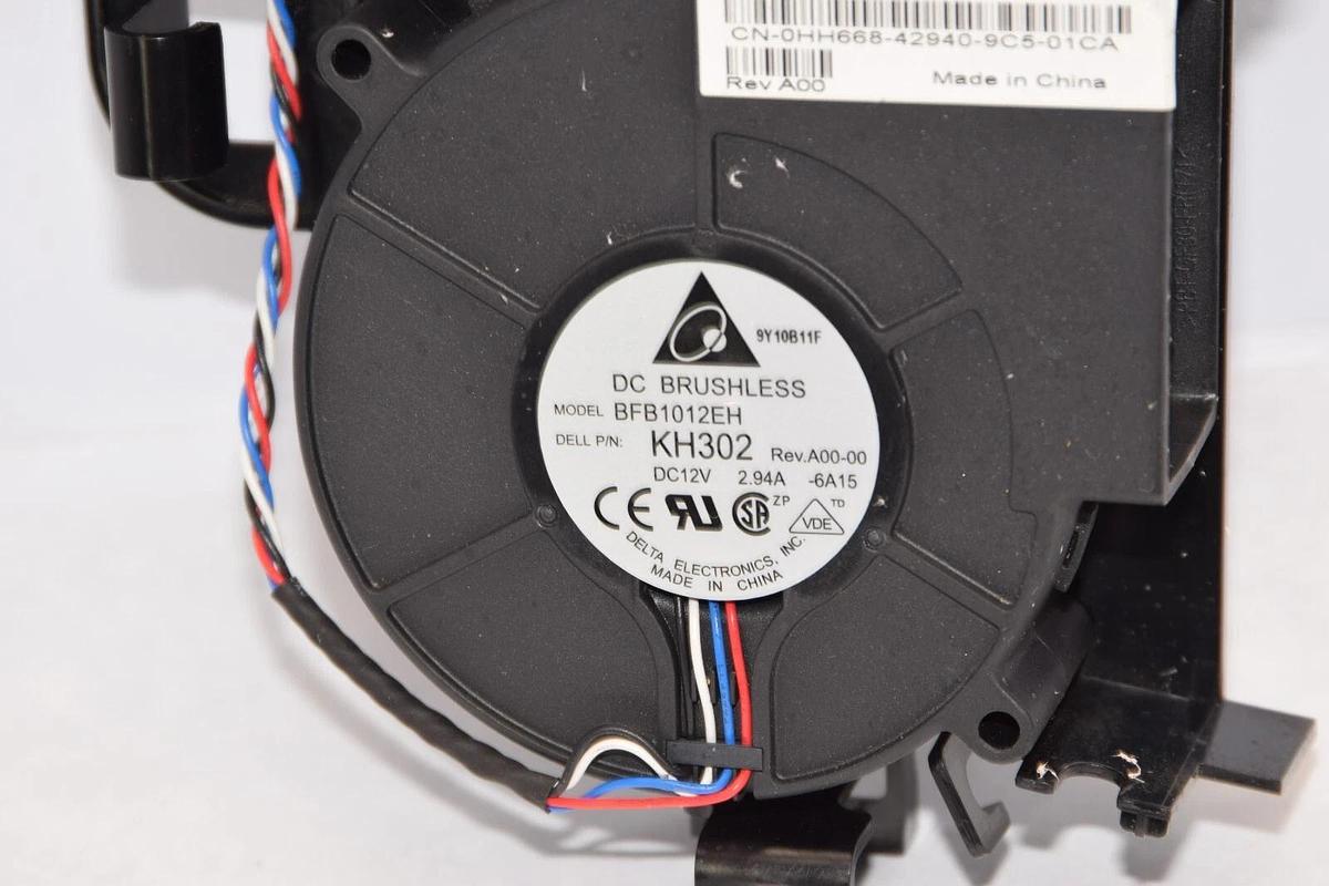 Used DELTA ELECTRONICS INC BFB1012EH 12Vdc 2.65A Server Fan