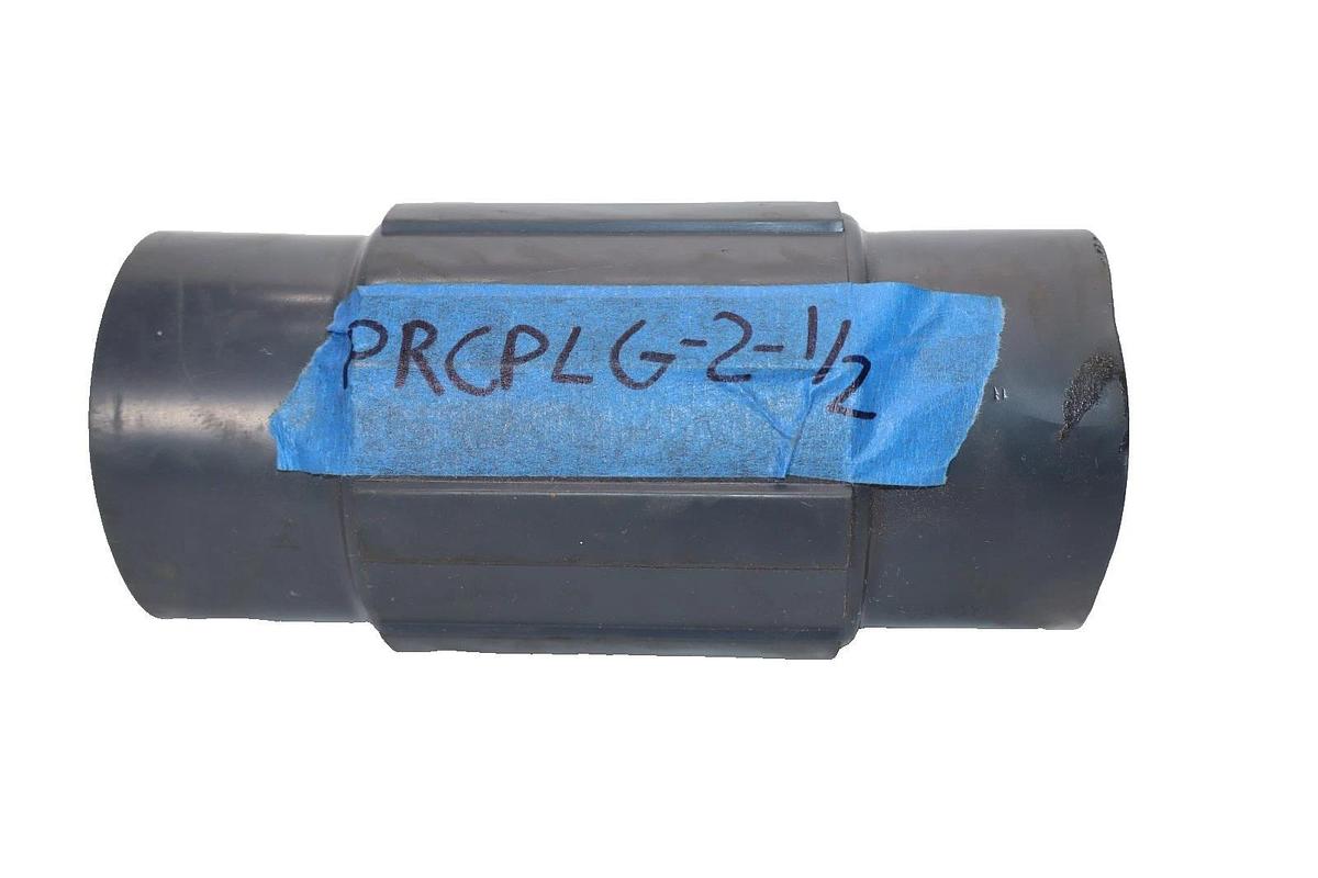 Robroy PRCPLG-2-1/2 , 2-1/2" Conduit Coupling Rigid Red Interior Threads (New)