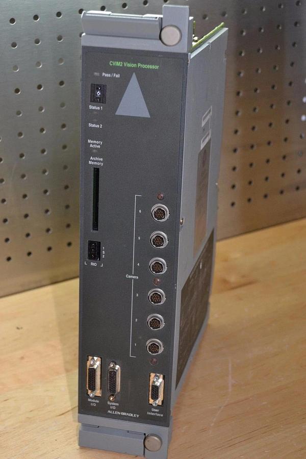 Used Allen-Bradley Vision Processor module 5370-CVIM2BC Ser A Rev B 5370-CV1M2BC