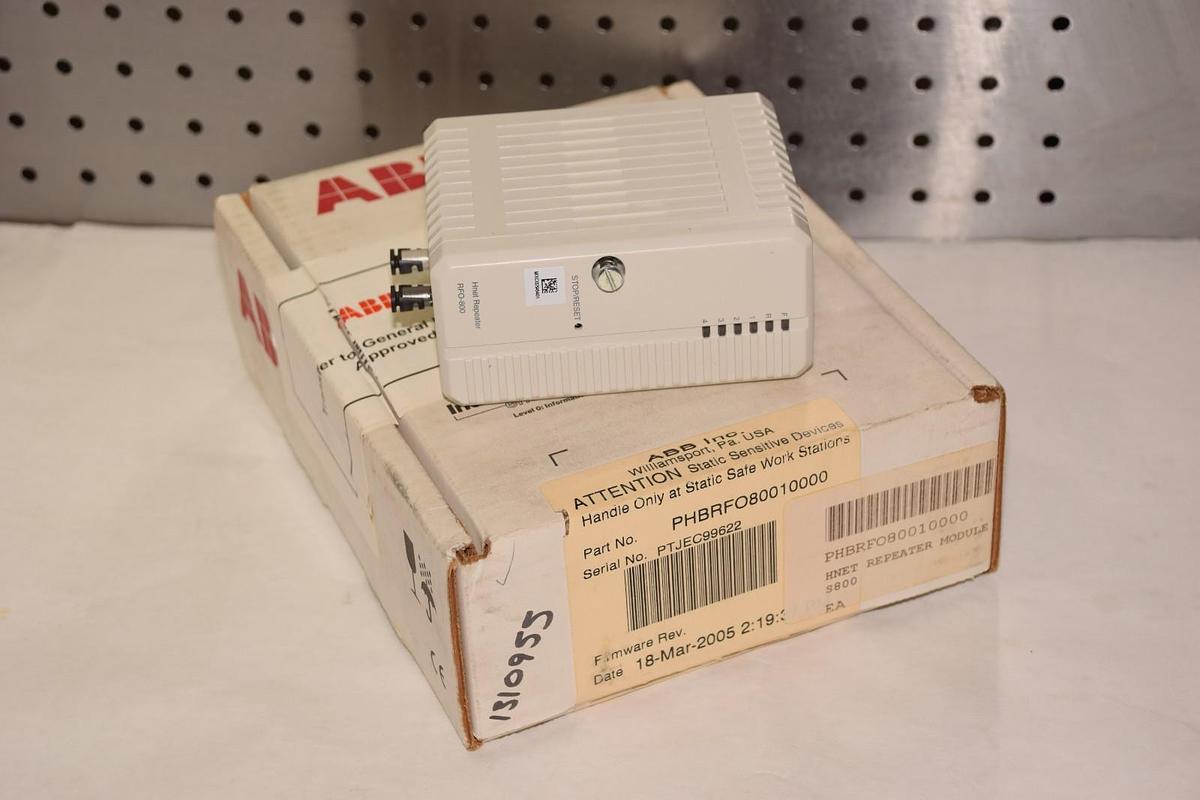 ABB P-HB-RFO-80010000 REPEATER HNET FIBER OPTIC S800 HARMONY PHBRFO80010000