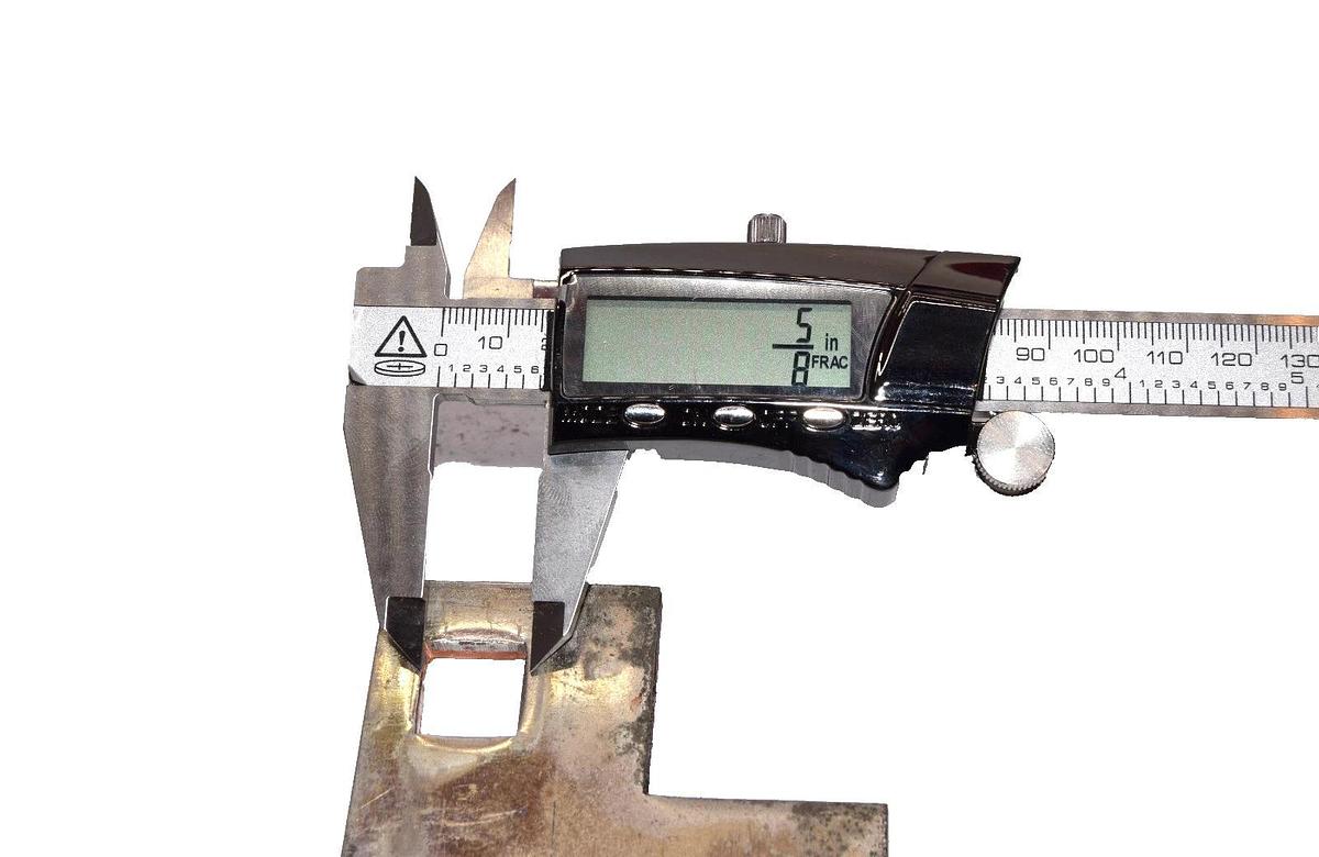 Used Buss Bar 7" x 3" x 1/4" 90° Copper