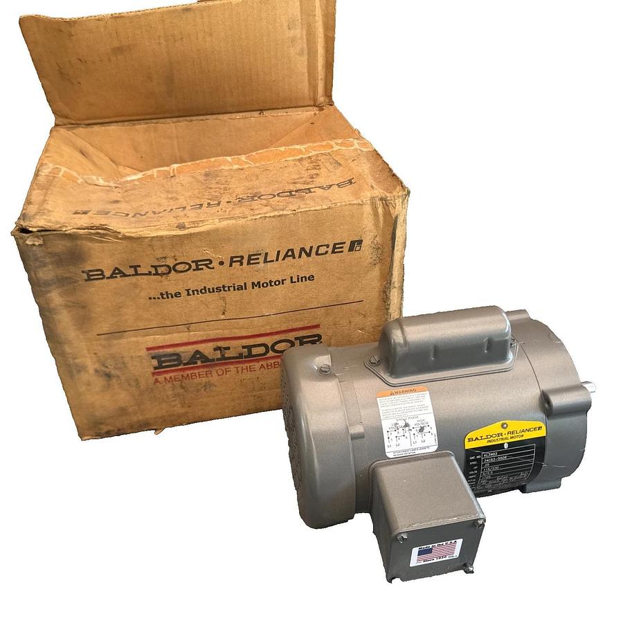 Baldor Reliance Electric Motor .25hp 1/4hp KL3403 34C63–5506 115/230v 1ph (New)