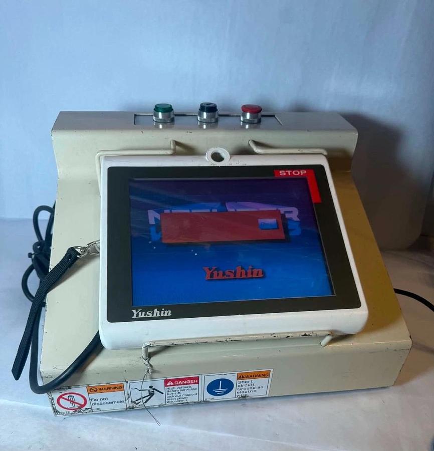 Used Yushin Touchscreen Robotic Teach Pendant Computer F8342370 *READ*