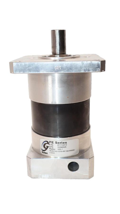 Used GAM 20:1 Ratio Planetary Gearbox 81110312 PE-N-042-020G-M1180-H0000-C0000