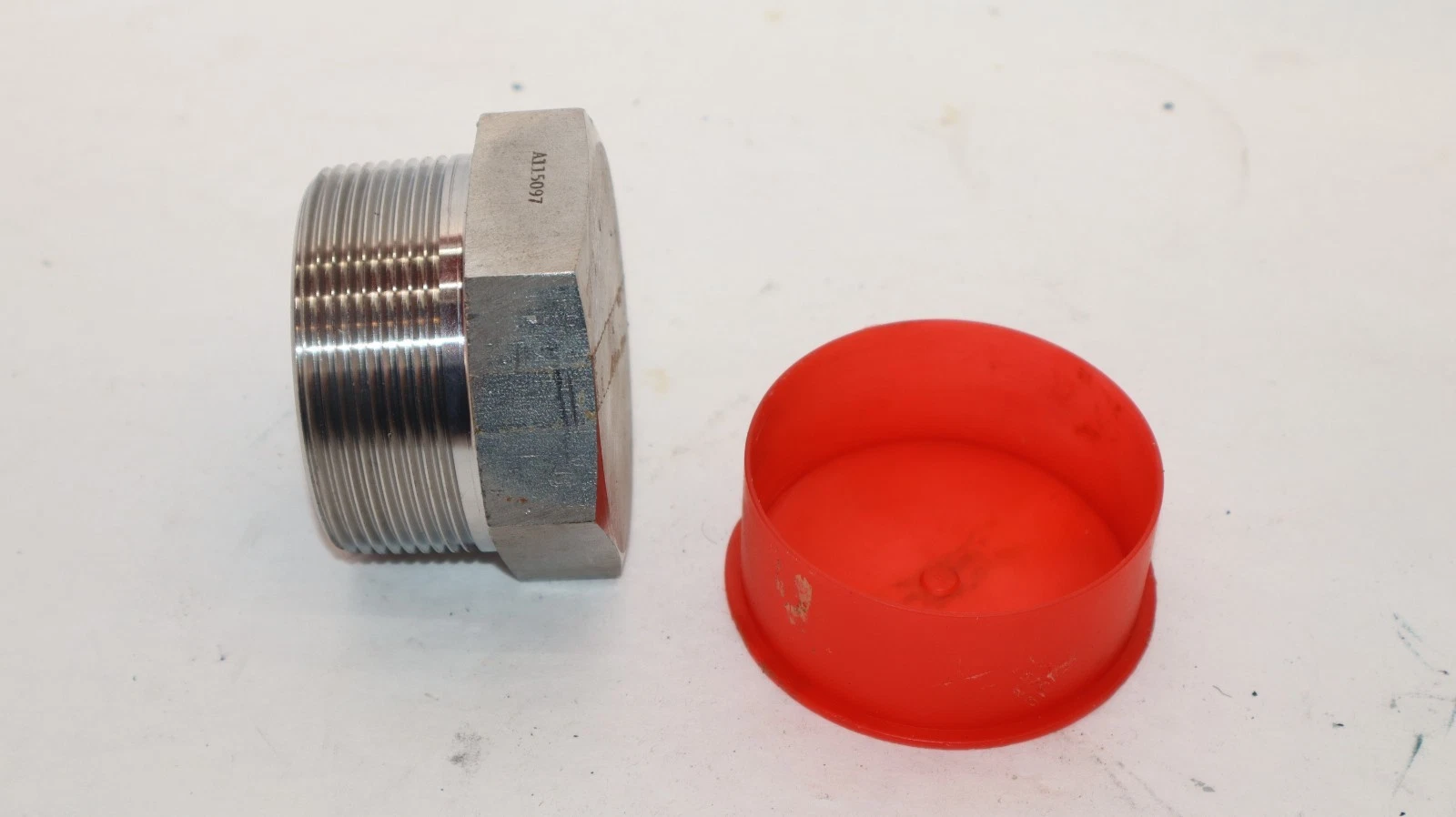 Hex Head Plug 2" Fitting Pipe Stainless Steel USA F304/304L XVD B16 SA182 (New)