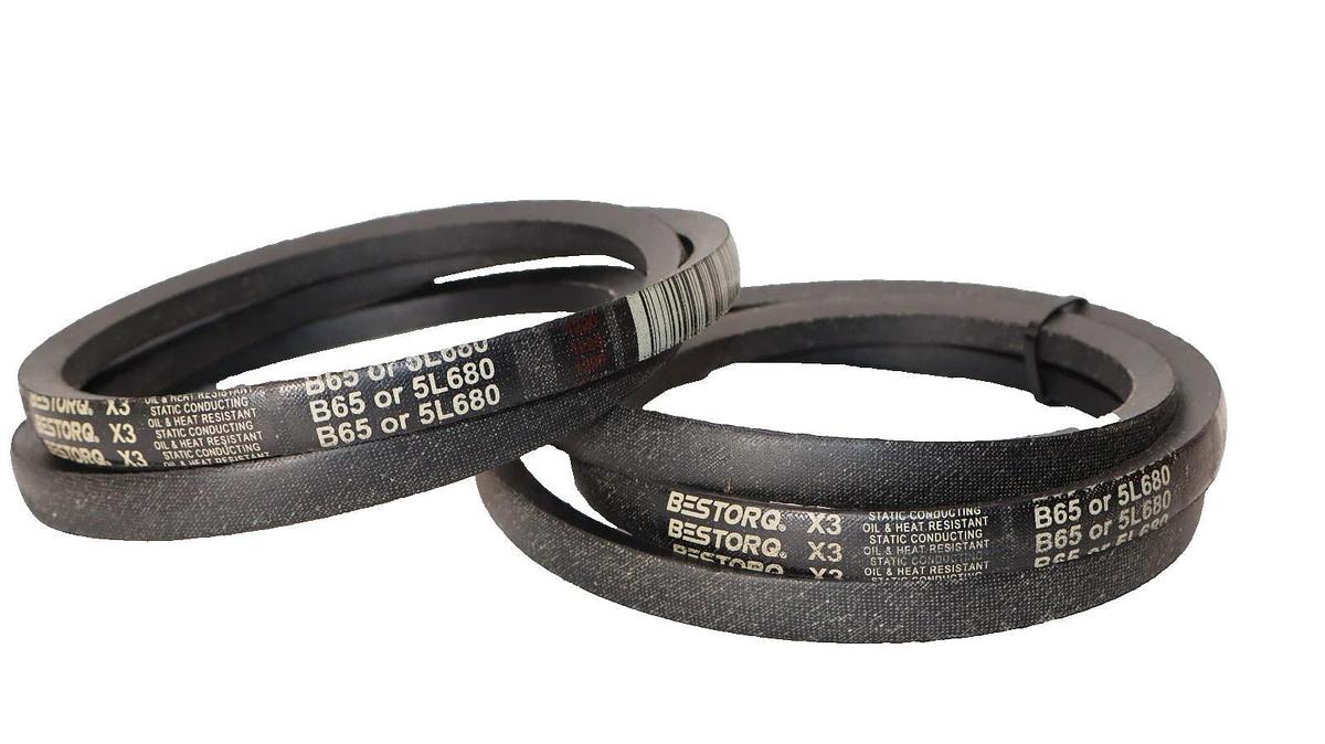(NEW - Lot of 2) BESTORQ B65 , 5L680 X3 V-Belt