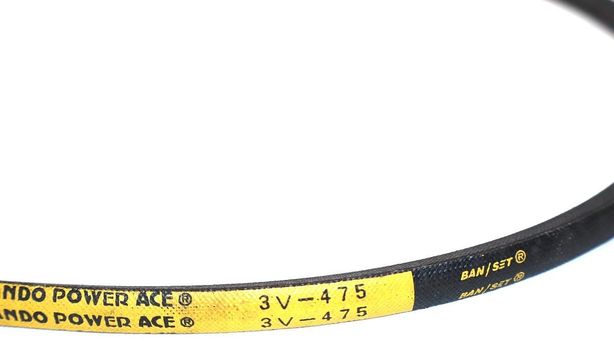 (NEW) BANDO 3V-475 , 3V475 , 3V 475 Ban/Set Power Ace V-Belt