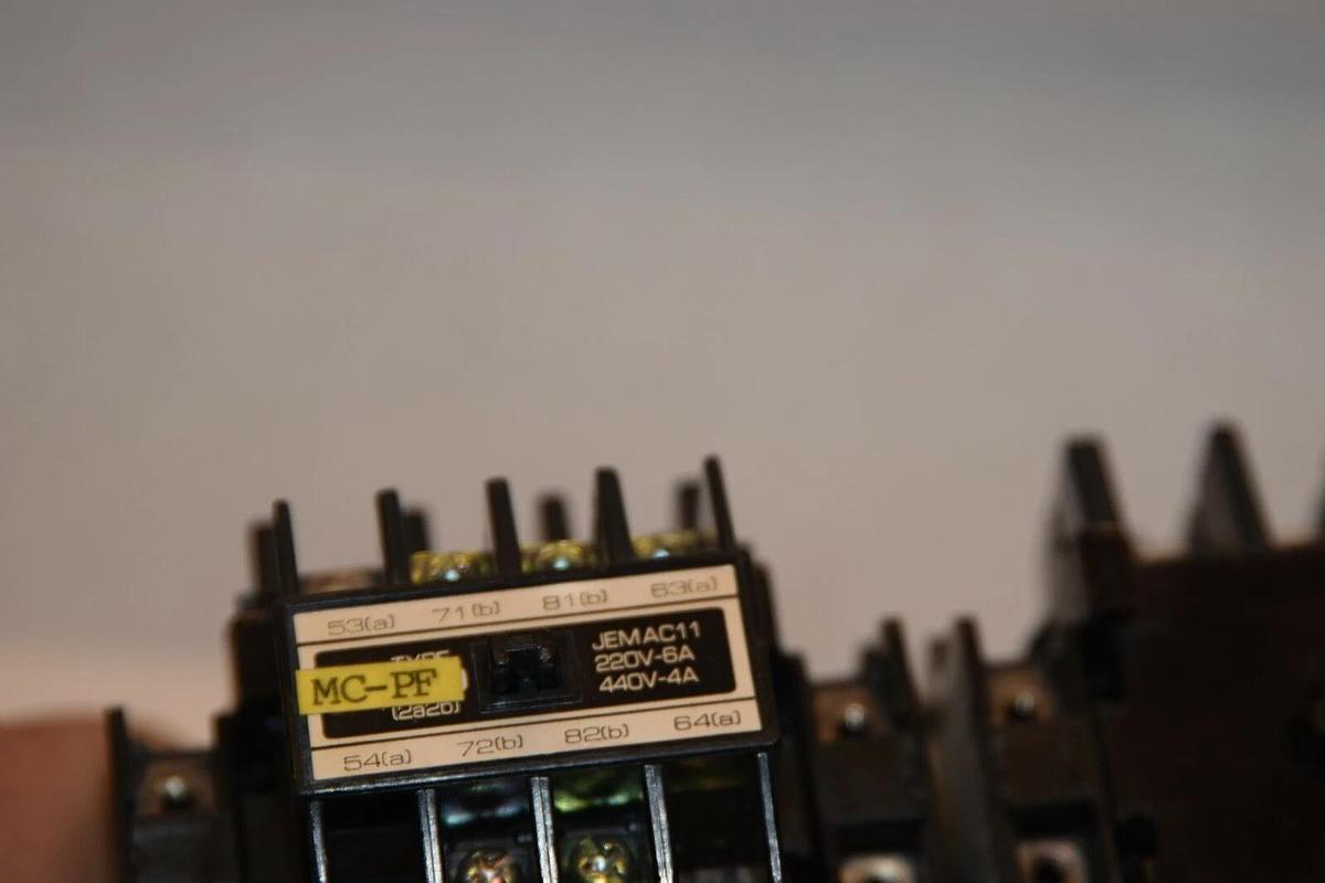 Used (NEW) TOSHIBA CR-20M-S C-20-S 600Vac 90/100V 50/60Hz Coil Magnetic Contactor