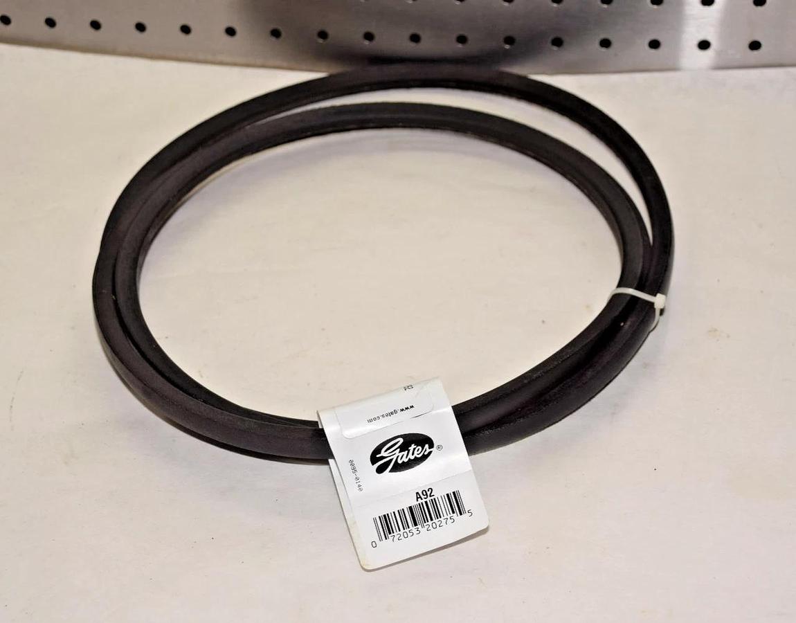 GATES V-BELT Belt A92 9002-2092 94" OUTSIDE LENGTH 0.5" 0.3125" HI-POWER II NEW