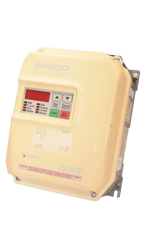 Used RELIANCE ELECTRIC 1SU44001 SP500 1Hp Easy Clean Plus AC Drive *Chipped*