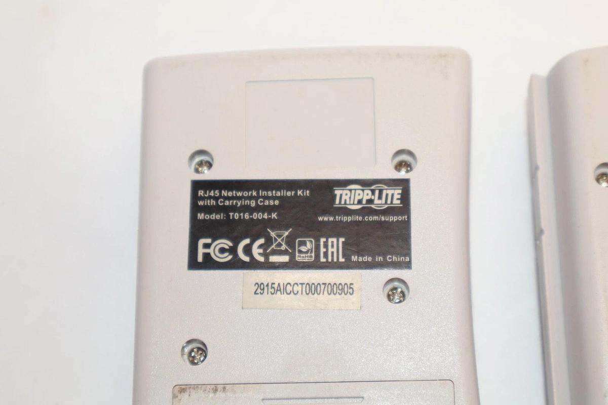 Used TRIPP-LITE T016-004-K , RJ11 + RJ45 Network Installer Tool Kit