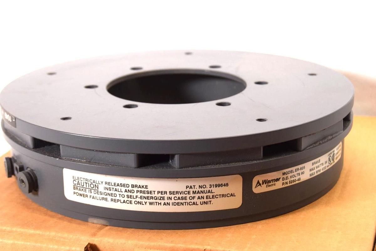 Warner Electric DC Brake Assembly ER-825 ER825 5250-48 5250-631-019 (New)