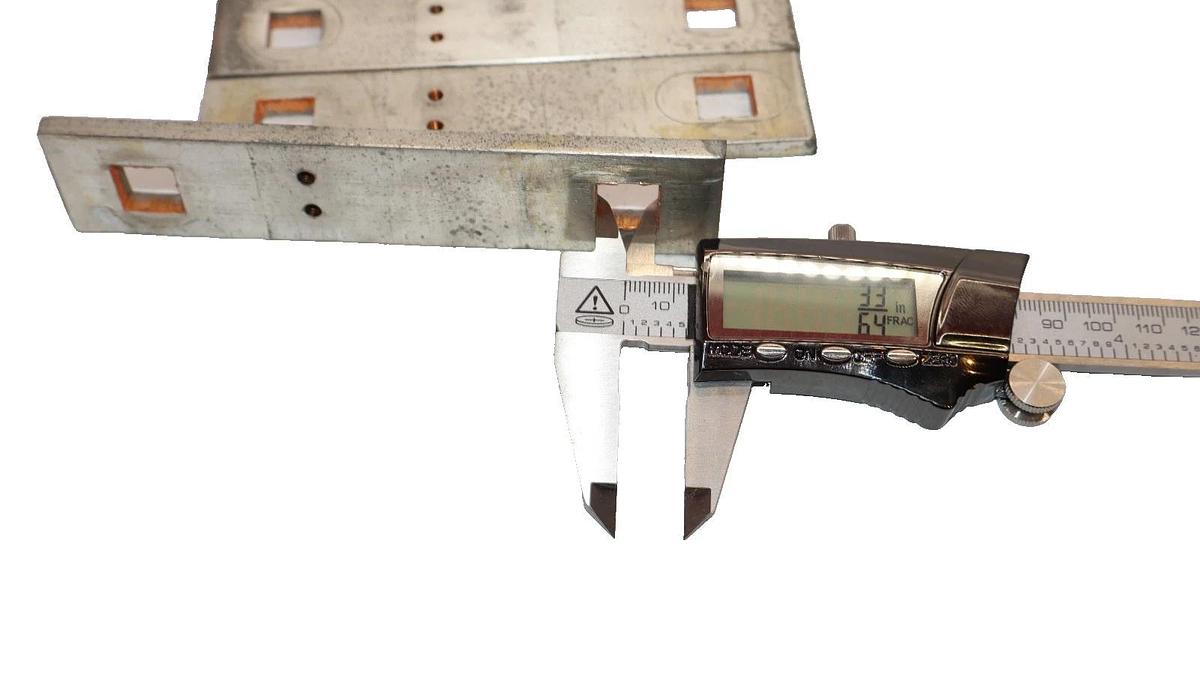 Used 5-1/2" x 1-1/8" x 1/4" Copper Buss Bar Plate (Lot of 4)