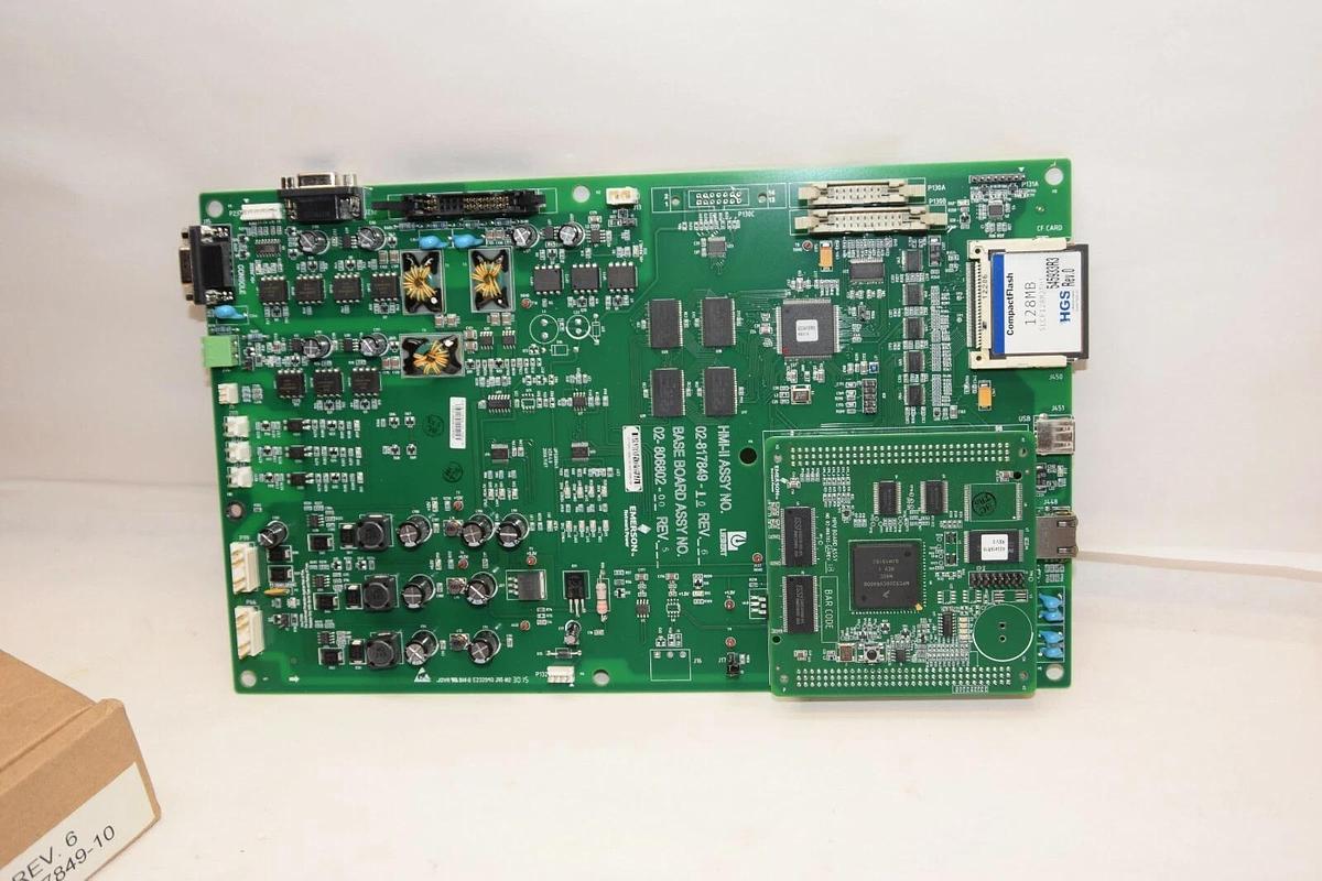 (NEW) EMERSON / LIEBERT 02-817849-10 Rev 6 02-806802-00 Rev 5 HMI-II Assy Board