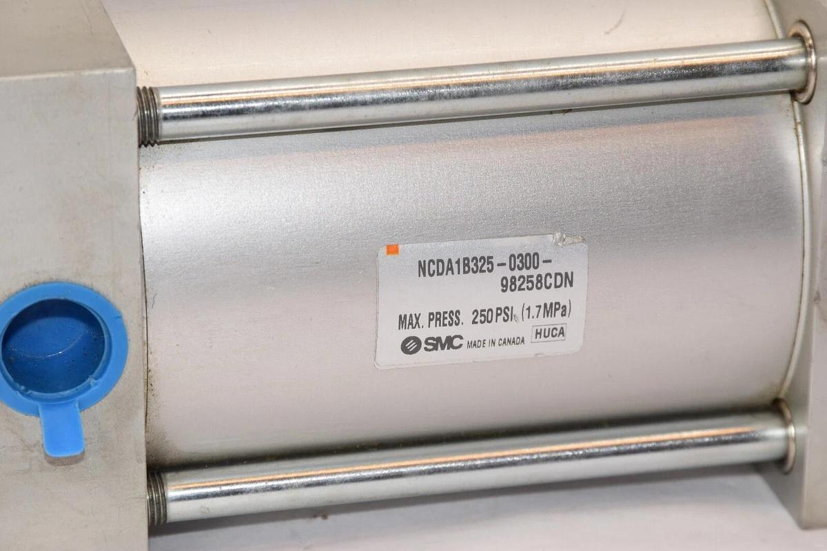 (NEW) SMC NCDA1B325-0300-98258CDN 250psi Tie Rod Cylinder