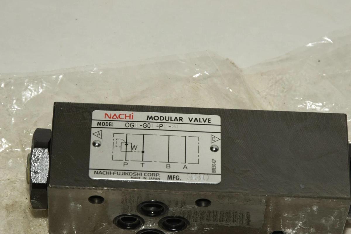 NACHI OGB-G01-PC-20 OGBG01PC20 Modular Valve  (NEW)
