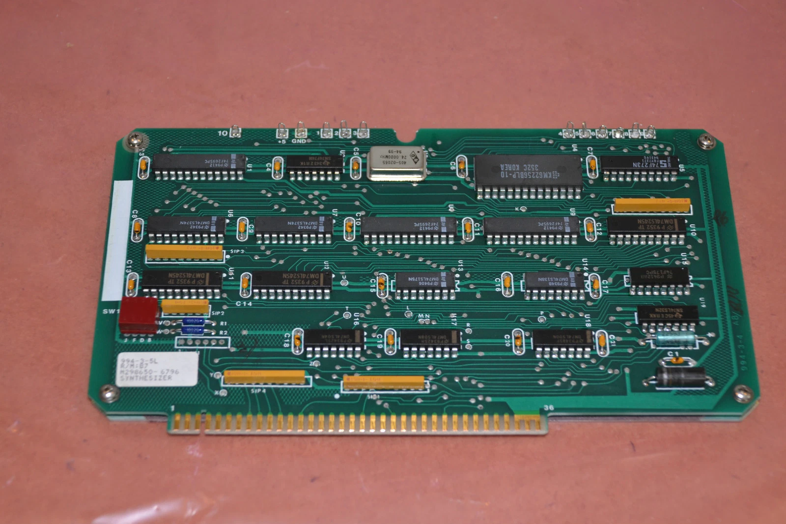 Refurbished CONTROLOTRON 994-3-5L 994 3 5L 99435L SYNTHESIZER BOARD CARD R/M:B7